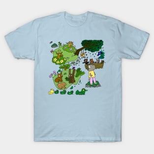 Woodland creatures lake T-Shirt